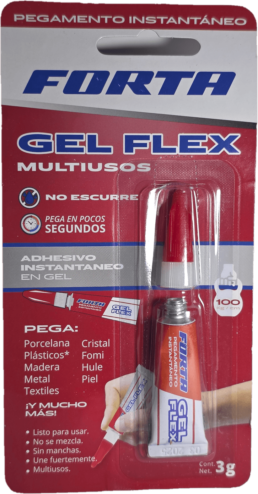 Adhesivo multiusos gel