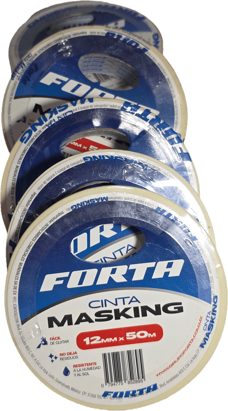 Cintas masking de diferentes medidas